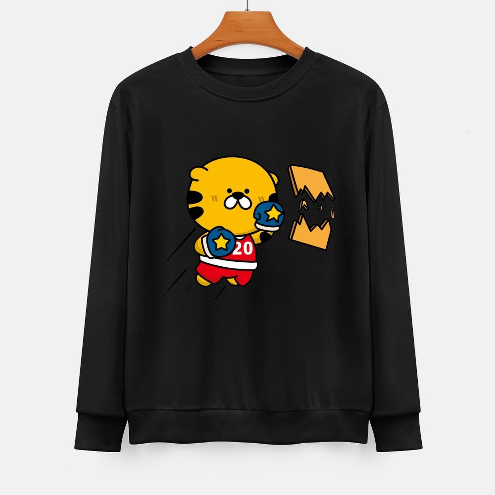 Front Patterned Long Sleeve TopTrueStyle CleanCut